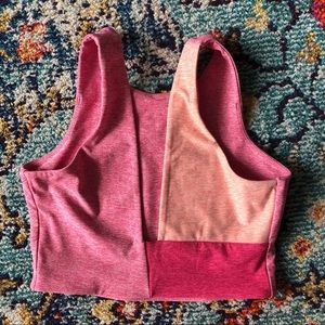 [outdoor voices] high neck longline sport bra